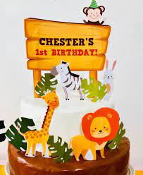 See more ideas about jungle theme cakes, jungle cake, kids cake. Pin On Animal Safari Party Ideas
