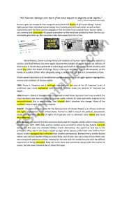 Ferguson', from the issues that created it to the aftermath of this decision. Human Rights Vocabulary Esl Worksheet By Mogaldeth