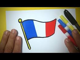 Nós carregamos bandeiras do mundo em uma ampla gama de tamanhos e tecidos. How To Draw The Flag Of France Simple Drawing For Children Youtube