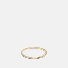 Coach Demi Fine Sunburst Simple Band Ring Women S Jewelry Simple Band Silver Ring Designs Silver Jewelry