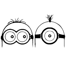 Lukisan 3d hitam putih paling menakjubkan sumber. Gambar Grafiti Minion Hitam Putih