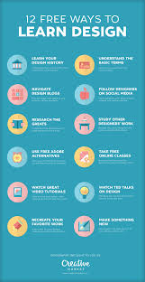 12 Free Ways To Learn Design Learning Graphic Design Graphic Design Tips Learning Design