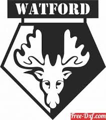 The original size of the image is 179 × 200 px and the original resolution is 300 dpi. Download Watford Football Club Logo X17gb High Quality Free Dxf F