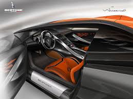 Bertone Nuccio Concept 2012 Interior Sketch