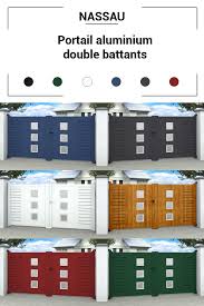 Portail Aluminium Double Battants Nassau Portail Aluminium Portail Alu Portail