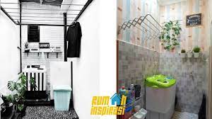 Mesin cuci di kamar mandi aneh tapi efisien idea. Info Populer 46 Desain Dapur Dan Tempat Cuci Baju Minimalis
