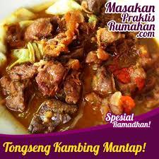 Tongseng Kambing Adalah Sajian Berkuah Pedas Yang Enak Disajikan Hangat Hangat Sehingga Rasa Pedasnya Semakin Menggigit Lidah Cara Masakan Resep Masakan Resep