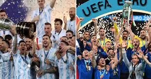 Обновлено 11/08/2021 в 22:01 gmt. Maradona Super Cup Argentina Vs Italy