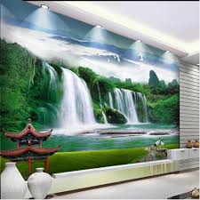 Uhd ultra hd wallpaper for desktop, iphone, pc, laptop, computer, android phone, smartphone, imac, macbook, tablet, mobile device. Custom New Beautiful Scenery Wallpapers Landscape Waterfall Wallpapers 3d Murals Wallpaper For Living Room From Huweilan 17 09 Dhgate Com