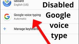 How To Trun Off Disabled Remove Google Voice Typing Google Voice Search On Android Youtube