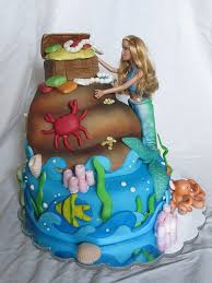 Barbie Mermaid Cake Mermaid Cakes Disney Princess Cake Disney Cakes