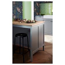 tornviken kitchen island, gray, oak