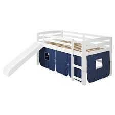 While saving space between the right now learn more about amazon prime. Chelsea Home Furniture Danny Blue Tent Loft Bed With Slide And Ladder 36st 4700 Wh B
