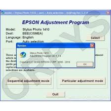 And for windows 10, you can get it from here: Epson Photo 1410 Adjustment Program Orpys Epson Epson Ecotank Programming