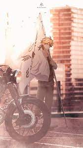 Kazutora Hanemiya Baji Motorcycle Tokyo Revengers Mikey Anime Aesthetic Chifuyu Tokyo Manji Gang T En 2021 Fond D Ecran Dessin Illustrations Animees Fond Anime