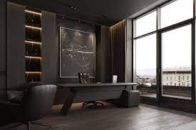 Sahara Noir On Behance Office Interior Design Home Office Design Modern Office Design