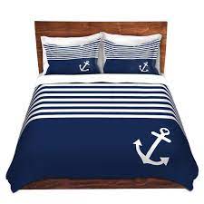Discover nautical bedding sets and coastal duvet covers that feature anchors, compasses, ship wheels, pirates, and more nautical themes. East Urban Home Love Anchor Nautical Duvet Cover Set Reviews Wayfair
