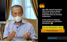 The investment made must be approved and endorsed by the ministry of finance, malaysia. Bernama Malaysia Offers Incentives To Attract Investors More Strategic Ones To Be Announced Says Muhyiddin