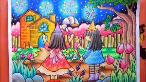 Gambar mewarnai tema islami warna warni gambar. Tahun Baru 2019 Menggambar Dan Mewarnai Tema Tahun Baru Drawing New Year Scenery Youtube