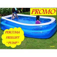 Belanja sekarang juga hanya di bukalapak. Kolam Mandi Besar Murah Kanak Kanak Dan Dewasa Pump Percuma Inflatable Swimming Pool For Child Large And Cheap Goggle Shopee Malaysia