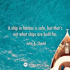 Image result for ship in the harbor is safe