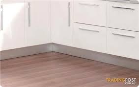 Common height tends to split the difference at. Kitchen Kickboard Brushed Aluminium Laminate 3 6meter X Different Heights