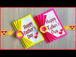 These will need to be printed out and used with without an envelope or a bought a7 size envelope (5 ¼ x 7 ¼ inches) to fit the 5×7 larger sizes. Easy And Beautiful Card For Father S Day Diy Father S Day Cards Father S Day Cards Ideas Youtube