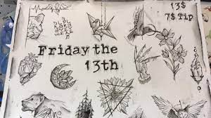 We are a small family run tattoo & piercing studio, located on the sunny coast line of lisbon friday the 13th tattoo at elm street tattoo in dallas tx. 13 Tattoos To Celebrate This Friday The 13th Lindenlink
