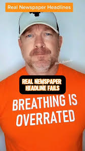 REAL NEWSPAPER HEADLINE FAILS. #comedy #funny #humor #sarcasm #fail  #comedian