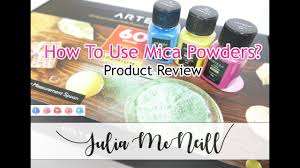 Arteza mica powders for cardmaking. How To Use Mica Powder Arteza Mica Powders Product Review Youtube