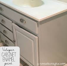 Valspar Cabinet Enamel Paint U Create Bathroom Cabinet Makeover Valspar Cabinet Enamel Bathroom Cabinet Colors