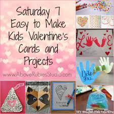 To make this card, follow the instructions found at aunt annie's crafts. Saturday 7 Easy To Make Kids Valentines Cards By Megan Elizabeth