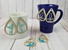 There are affiliate links in this article which means, at no additional cost. Faux Leather Earrings Cricut Tutorial Make Cute Mermaid Earrings Leap Of Faith Crafting