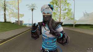Kalau folder skin bisa di taruh di skin.img cleo! Artic Blue Free Fire For Gta San Andreas