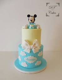 Bizcocho De Mickey Mouse Azul Pin By Aida De Yanho On Mickey Baby Mickey Mouse Cake Baby Mickey Cake Baby Birthday Cakes