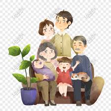 الكرتون صورة دمية عائلة عنصر Cartoon Anime Character
