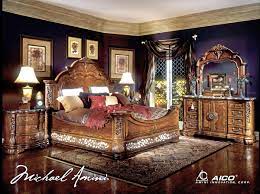 Michael Amini Excelsior Bedroom Furniture Collection Fruitwood Finish By Aico Love This Bedroom Set King Bedroom Sets King Size Bedroom Sets Luxurious Bedrooms