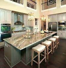 The home of your dreams is just an overstock order away! Kitchen Island Decorating Ideas Decor Large Center Top Wondrous Transitional Kitchen Design Kitchen Island Decor Granite Countertops Kitchen