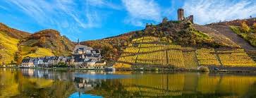 View Across The River Moselle To Beilstein Germany From Riverboat Cruise Rhineland Beautiful Places Monument Valley