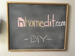Paint a chalkboard in a child's room so they have a space where they can draw on their walls. Diy Glass Framed Black Chalkboard Paint
