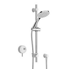 Bristan Artisan Evo Digital Shower With Slider Rail Kit White In 2020 Digital Showers Shower Installation Shower Set