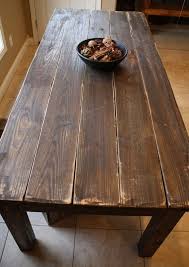 Beautiful Dark Walnut Stained Heavily Distressed Farm House Etsy Farmhouse Kitchen Table Diy Farmhouse Kitchen Tables Country Kitchen Farmhouse