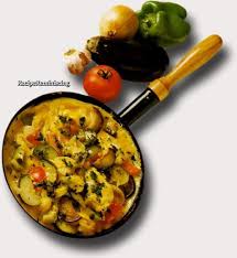 La Piperade Basque Omelette Retro Recipes Stuffed Peppers Omelette