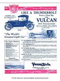 1914 Vulcan Automobile Advertising Car Advertising Automotive Marketing