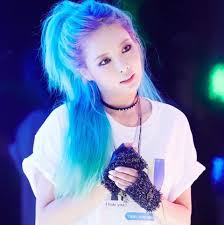 4minute Hyuna Hair Styles Kpop Hair Blue Hair