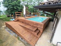 Le 48 Piu Belle Piscine Fuori Terra Rivestite Piscine Piscine Fuori Terra Piscina Fuori Terra Piscine