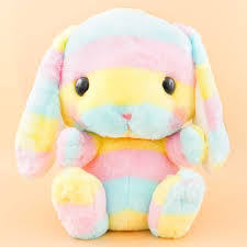 pote usa loppy rainbow plushie big cute stuffed animals kawaii plushies plushies