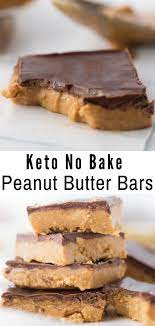 Best No Bake Keto Peanut Butter Chocolate Bars Recipe Keto Recipes Easy Keto Diet Food List Keto Diet Recipes