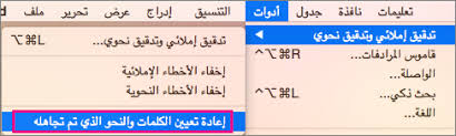التدقيق الإملائي والتدقيق النحوي في Office دعم Office