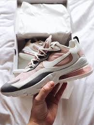 Womens Nike Air Max 270 React Plum Chalk Stone Mauve Ci3899 500 In 2020 Nike Air Shoes Nike Nike Air Max For Women